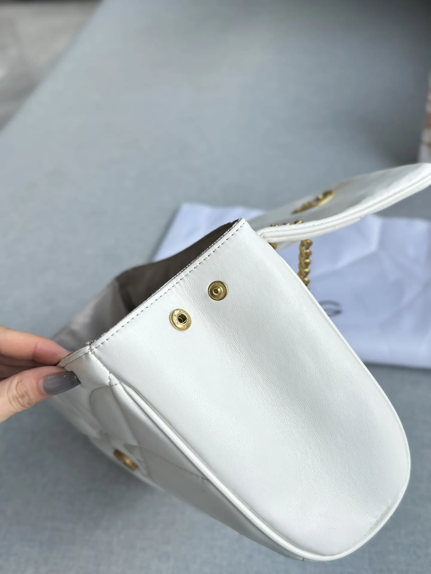 Premium Black Quilted D&G Devotion Bag Retail Packaging