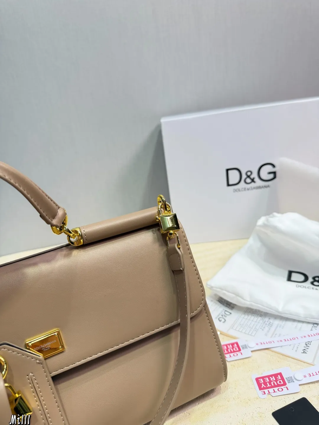 D&G Sicily Top Handle Bag with Adjustable Shoulder Strap