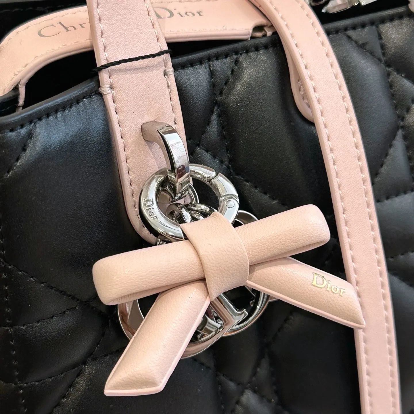 Macrocannage Calfskin Dior Toujours Bag Europe Delivery