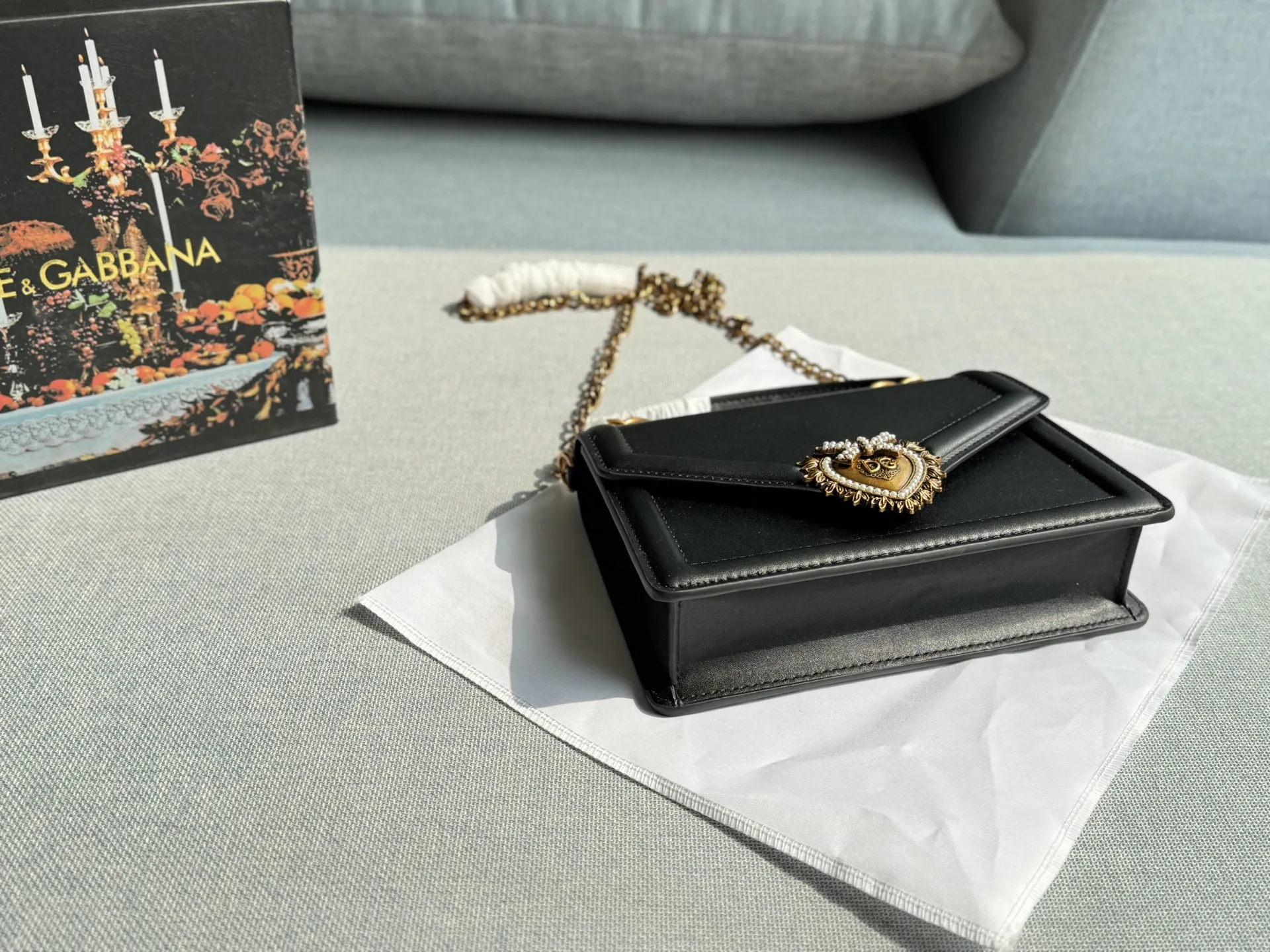 Luxury Dolce & Gabbana Devotion Handbag HD Quality Check Photos