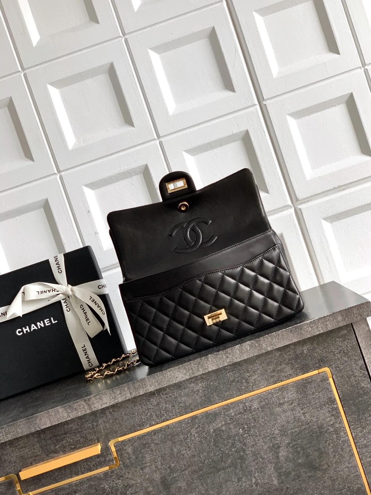 Chanel 26K Black Lambskin Bag 1:1 Premium Europe