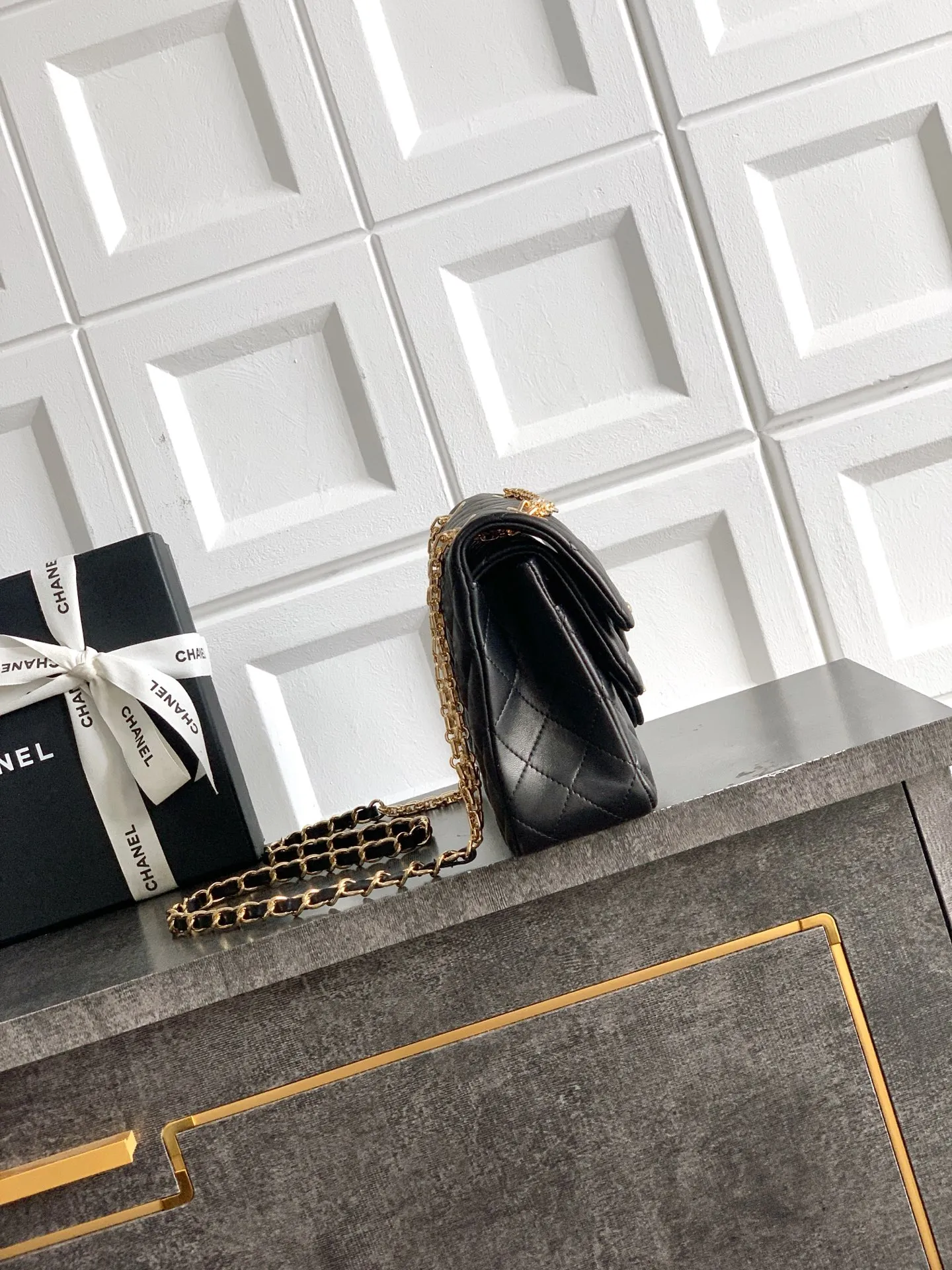 Chanel Double Lock Flap Bag Lambskin European Delivery