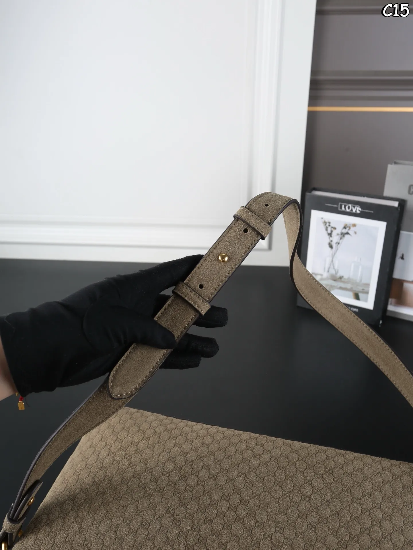 Gucci Casual Suede Shoulder Bag 1:1 Quality Europe