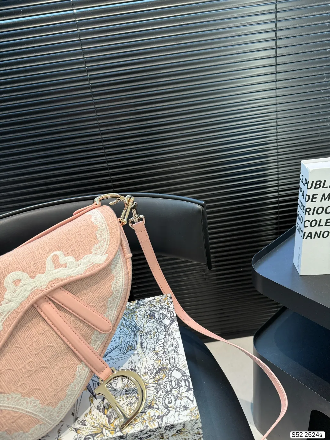 Luxury Dior Les Fleurs Du Mal Saddle Bag 1:1 Craftsmanship