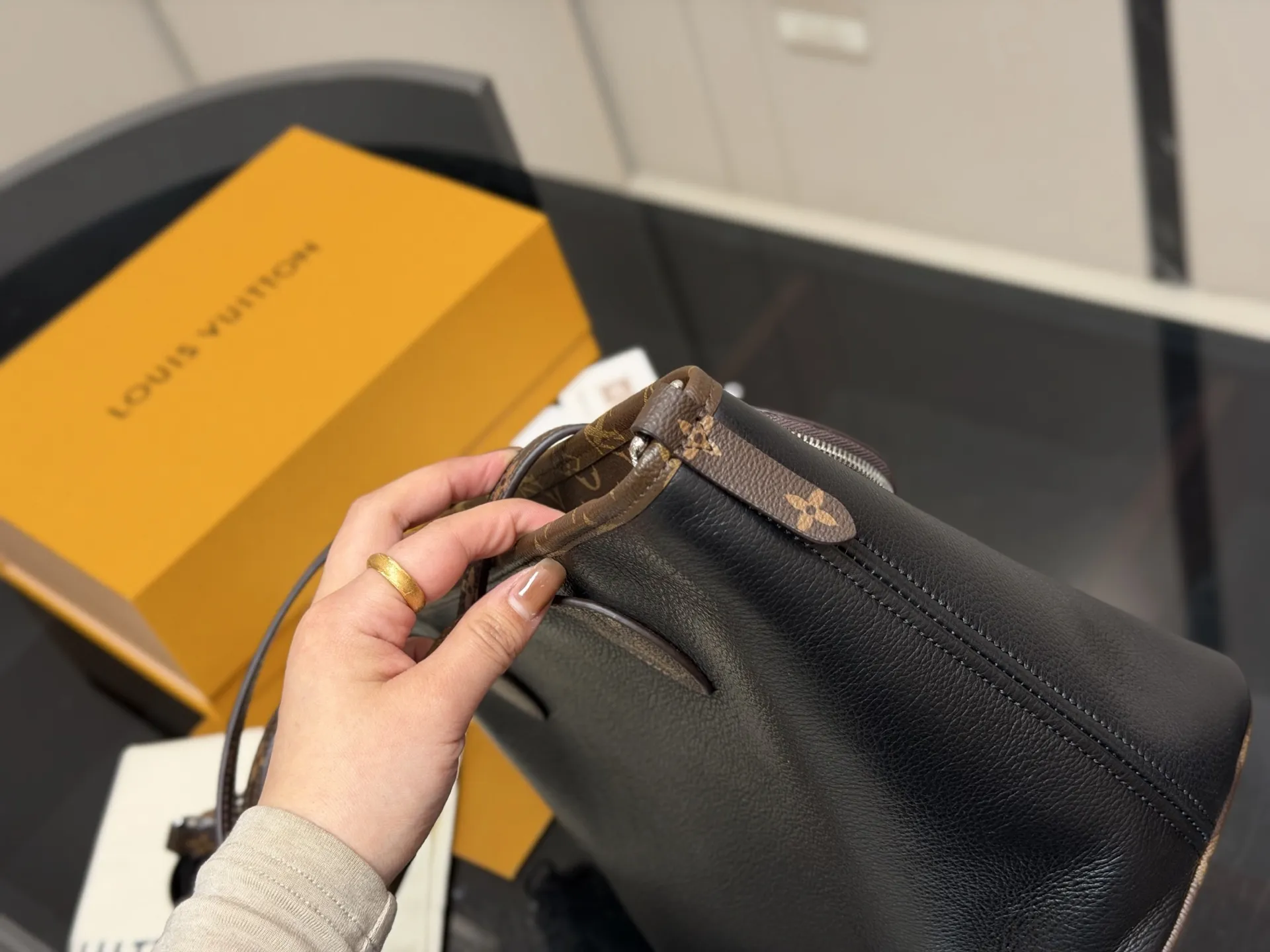 LV Neverfull MM Tote Bag Foldable Box Packaging UK
