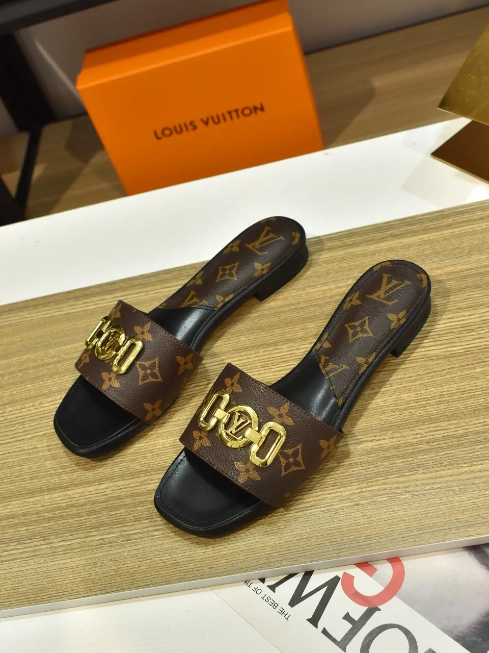 LV Sandals Monogram 35-42 Full Size Range