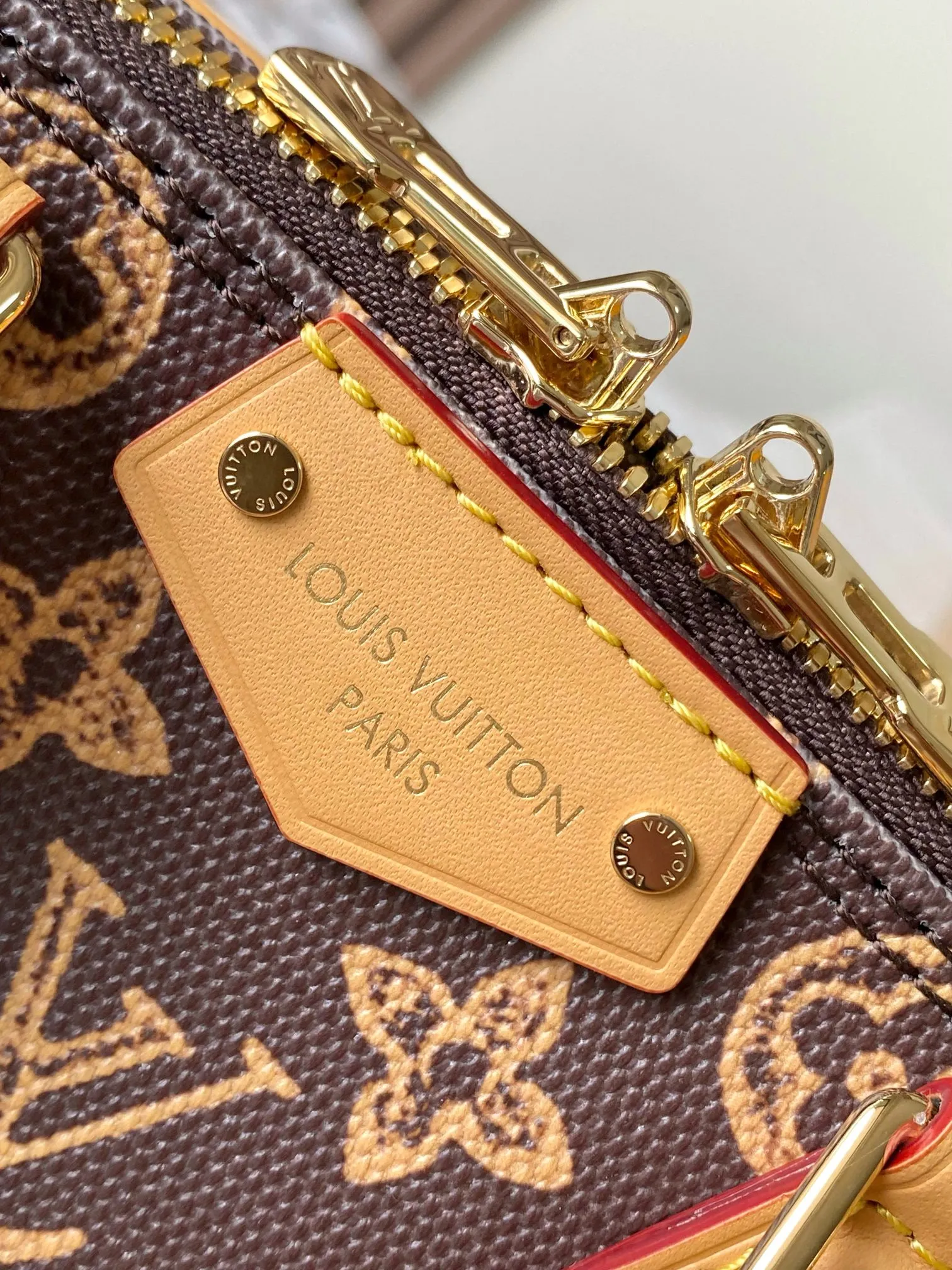 Luxury Monogram Trunk Bag - S-Lock Hardware Detail - Elite Craftsmanship Collection