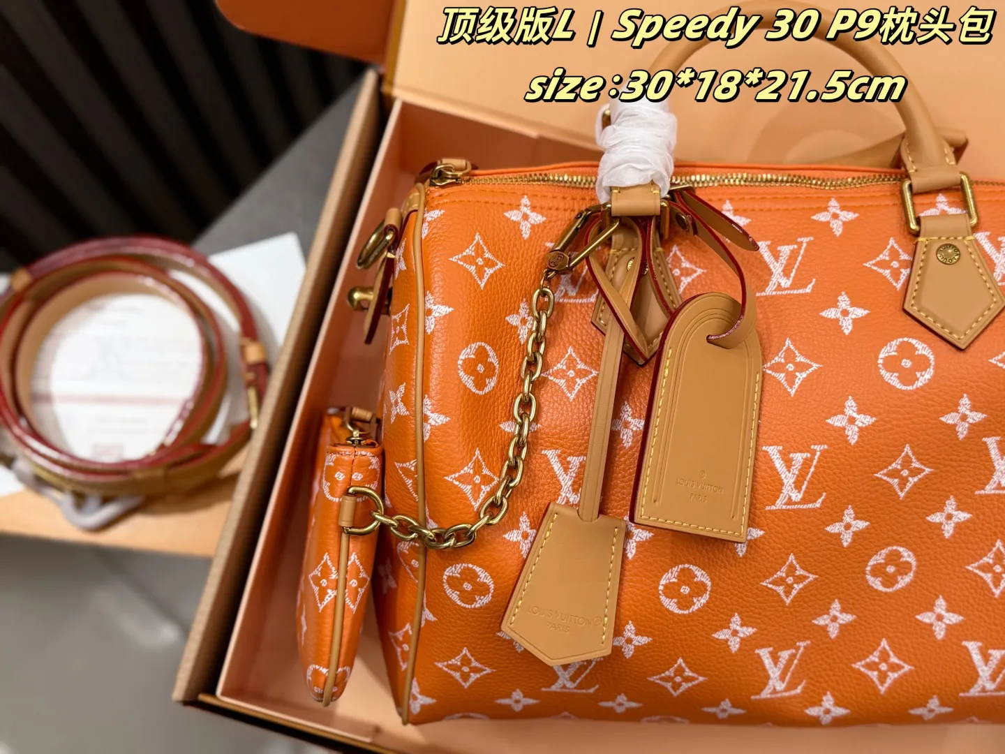 Premium original quality leather handles and canvas texture on luxury 30cm travel bag. Order via WhatsApp on xiashuluxe.
