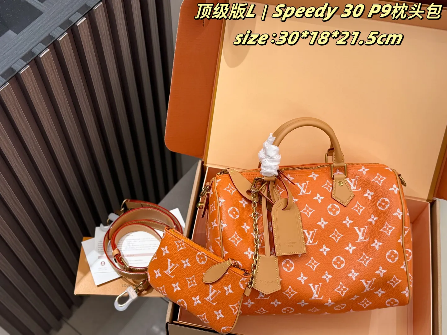 xiashuluxe premium designer handbag - Classic Speedy 30 monogram canvas travel bag with original quality leather details.