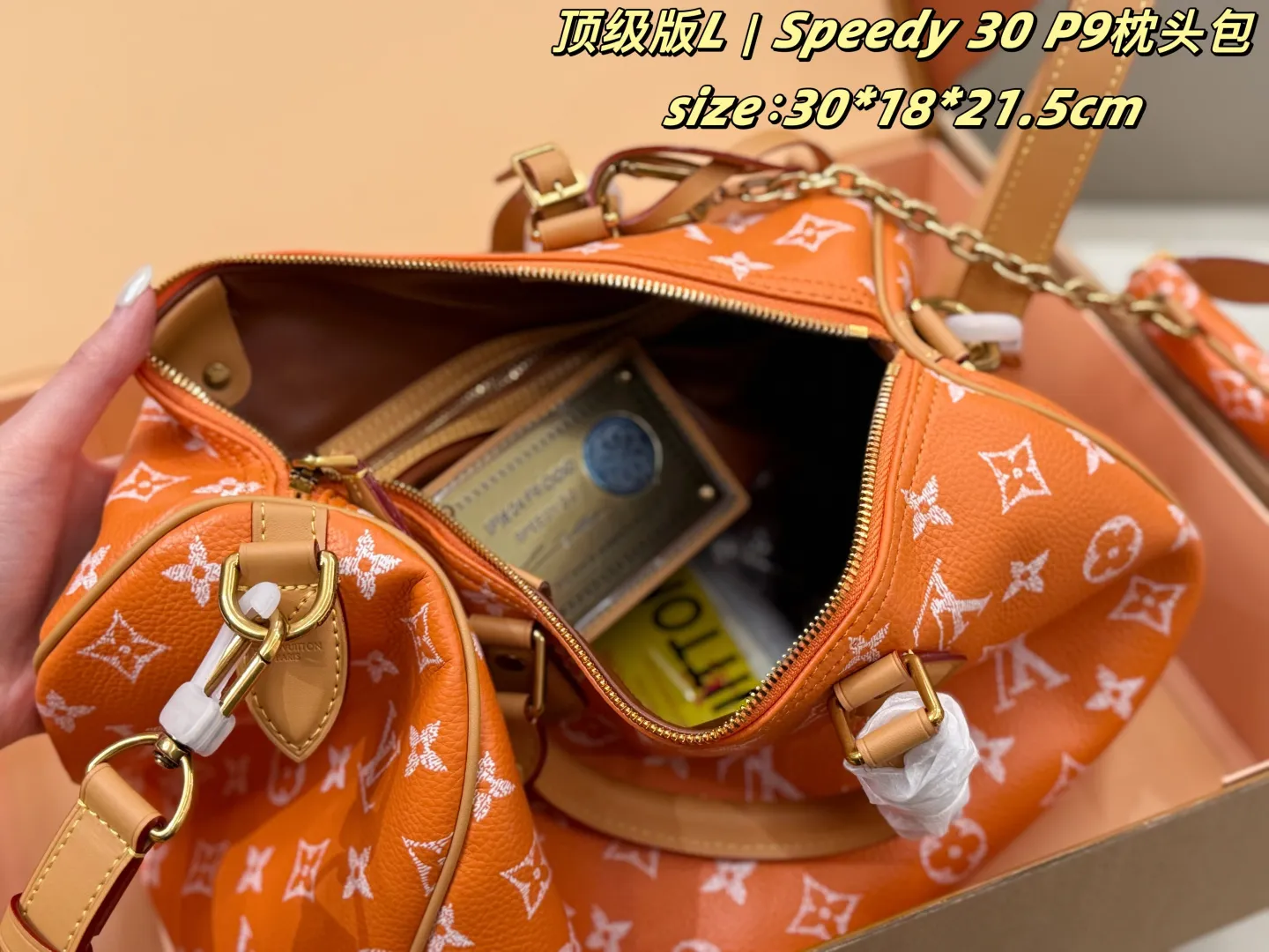 xiashuluxe customer favorite: Handcrafted Speedy 30 heritage collection bag. 100 percent refund guarantee during pre-shipping QC stage.