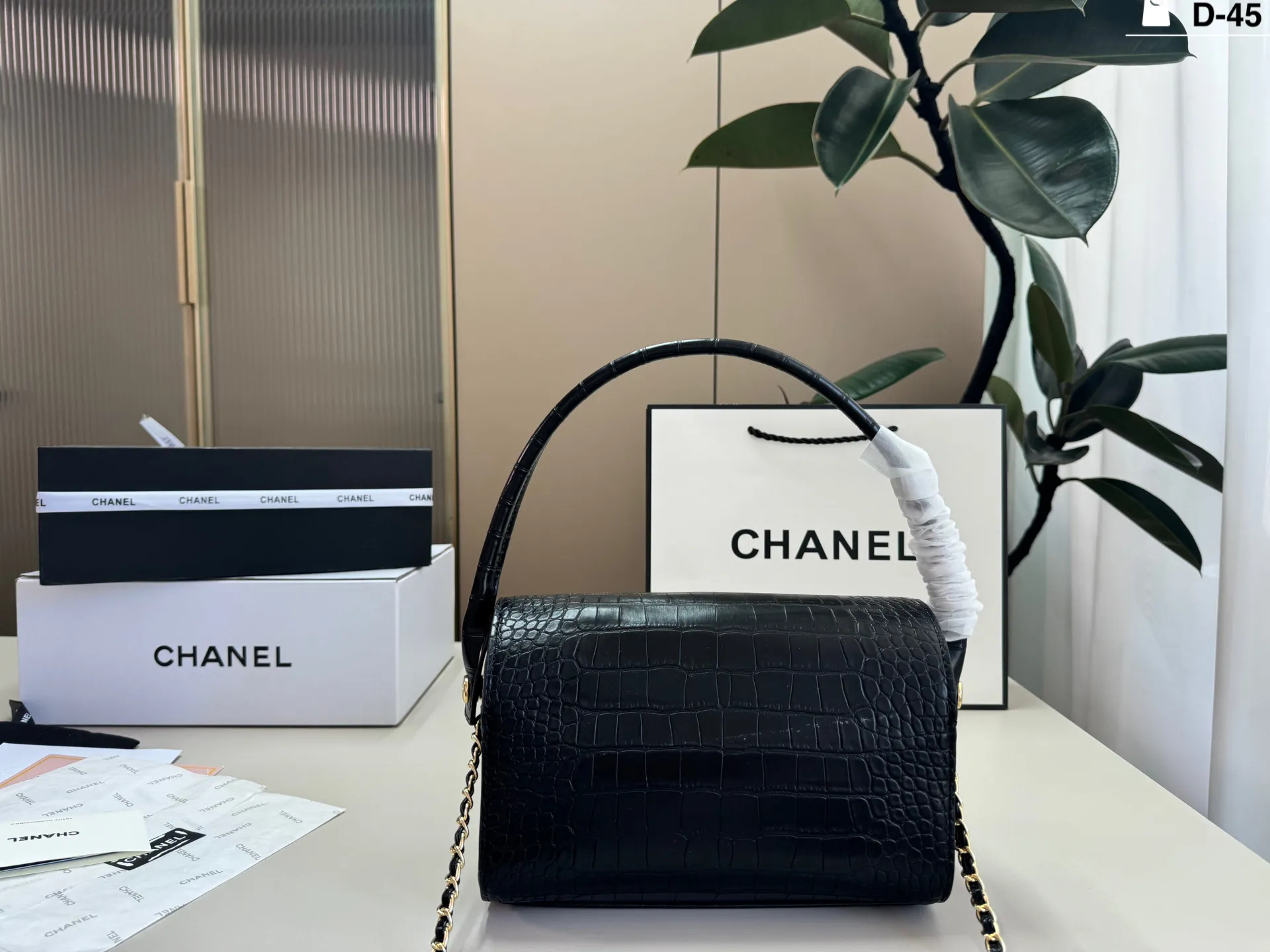 💰p155 D-45尺寸23×13折叠盒 香奈儿26a手柄保龄球包 高级感满满 Chanel圆筒包复古千金氛围感 氛围感直接拉满