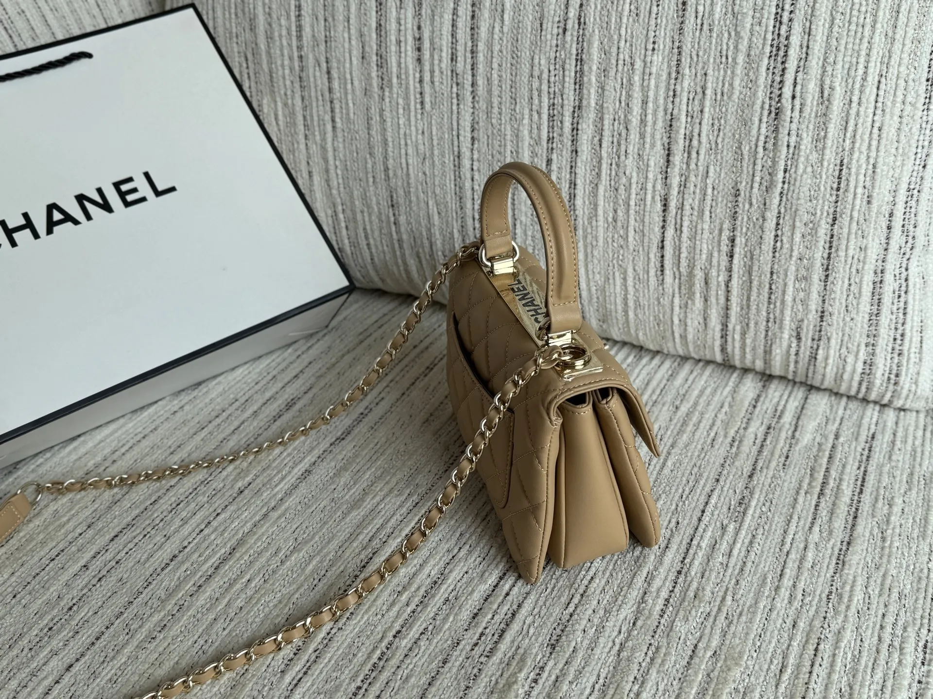 💰180 size:19×14 CHANEL香奈儿 22s Trandy cc 链条包 口盖包单肩斜挎手提包 𝖳𝗋𝖾𝗇𝖽𝗒𝖼𝖼 最新艺术扣🜲 这块