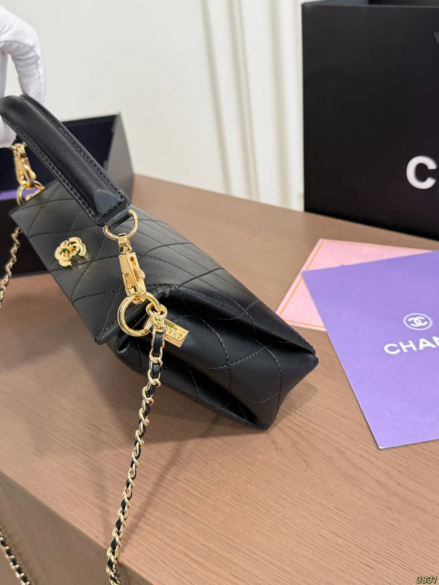 ¥170 香奈儿Chanel菱格包 隐藏款手提多层饭盒包 便当包软盒子包 妥妥的宝藏系列 一眼心动 超级时髦 尺寸20 13