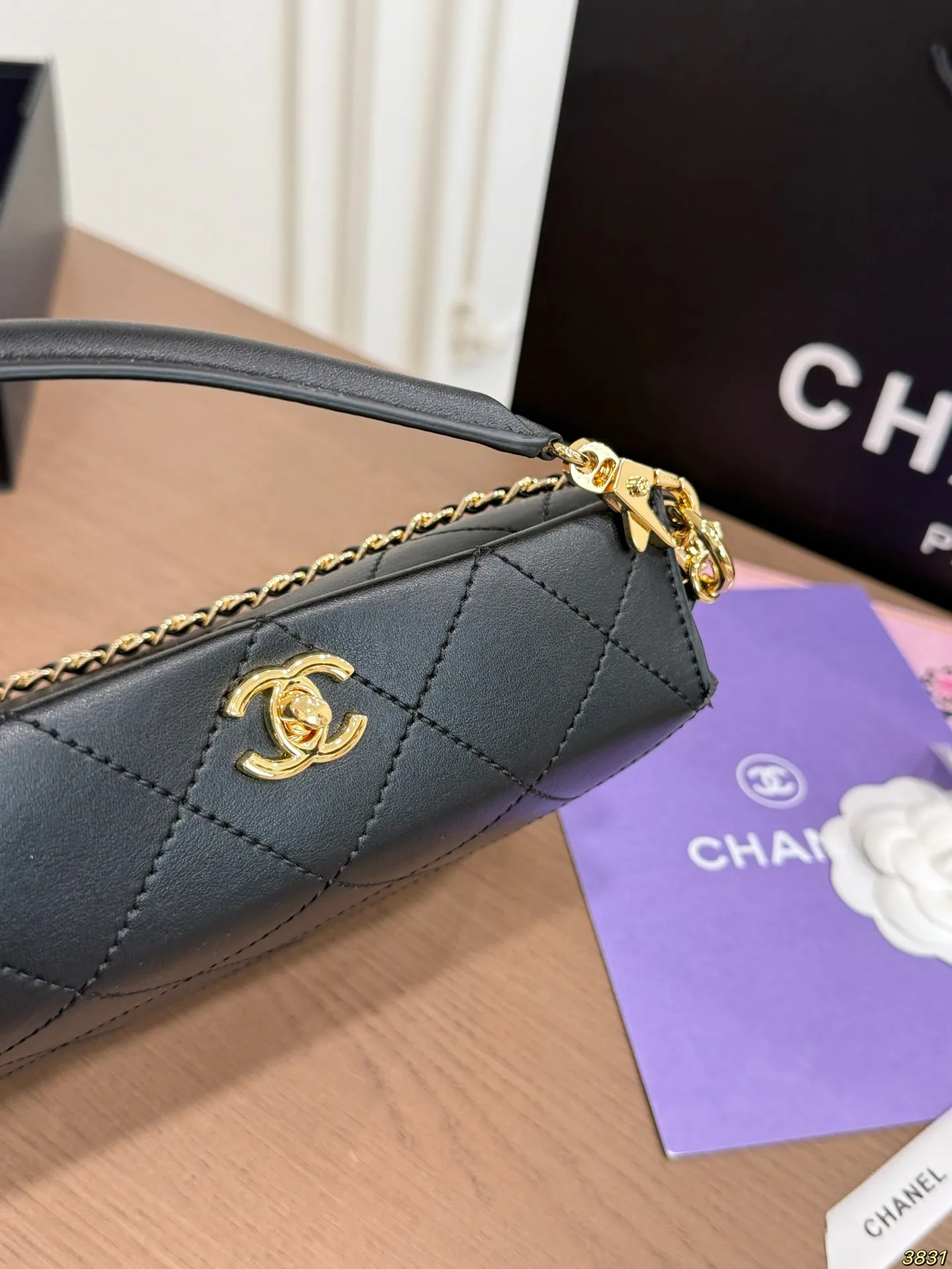&yen;170 香奈儿Chanel菱格包 隐藏款手提多层饭盒包 便当包软盒子包 妥妥的宝藏系列 一眼心动 超级时髦 尺寸20 13