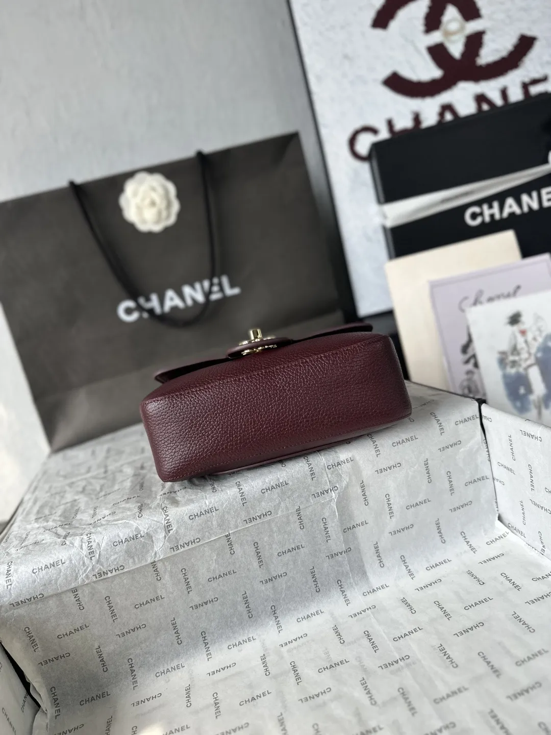 顶级货_跑量价p680 【配小香专属白盒】法国&middot;高端定制品 Chane1 Chane1 26B新款 cf Maxi miniロ盖包 26B 新尺寸mini口盖包 前几季的maxi 尺寸也超喜欢， &hearts; 这季的小尺寸更显精致！小小一只显可爱依旧是 maxi Flap的简约设计和皮质，手感软糯自带松弛感；背面带口袋；淡金色五金低调奢华～20cm的尺寸日常实用，小个子也轻松驾驭、肩带长度可以调节、单肩斜跨都可以呀！很适合日常背呀！ 款号AS6573 尺寸13-20-6CM