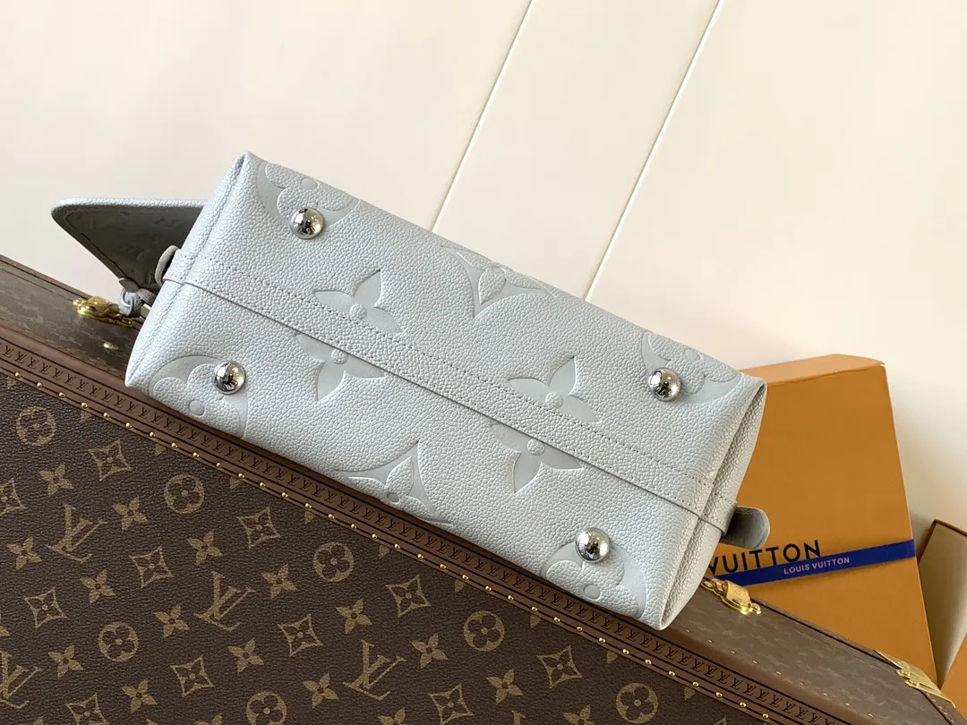 xiashuluxe CarryAll M46673 light blue Monogram Empreinte small shoulder bag Italy