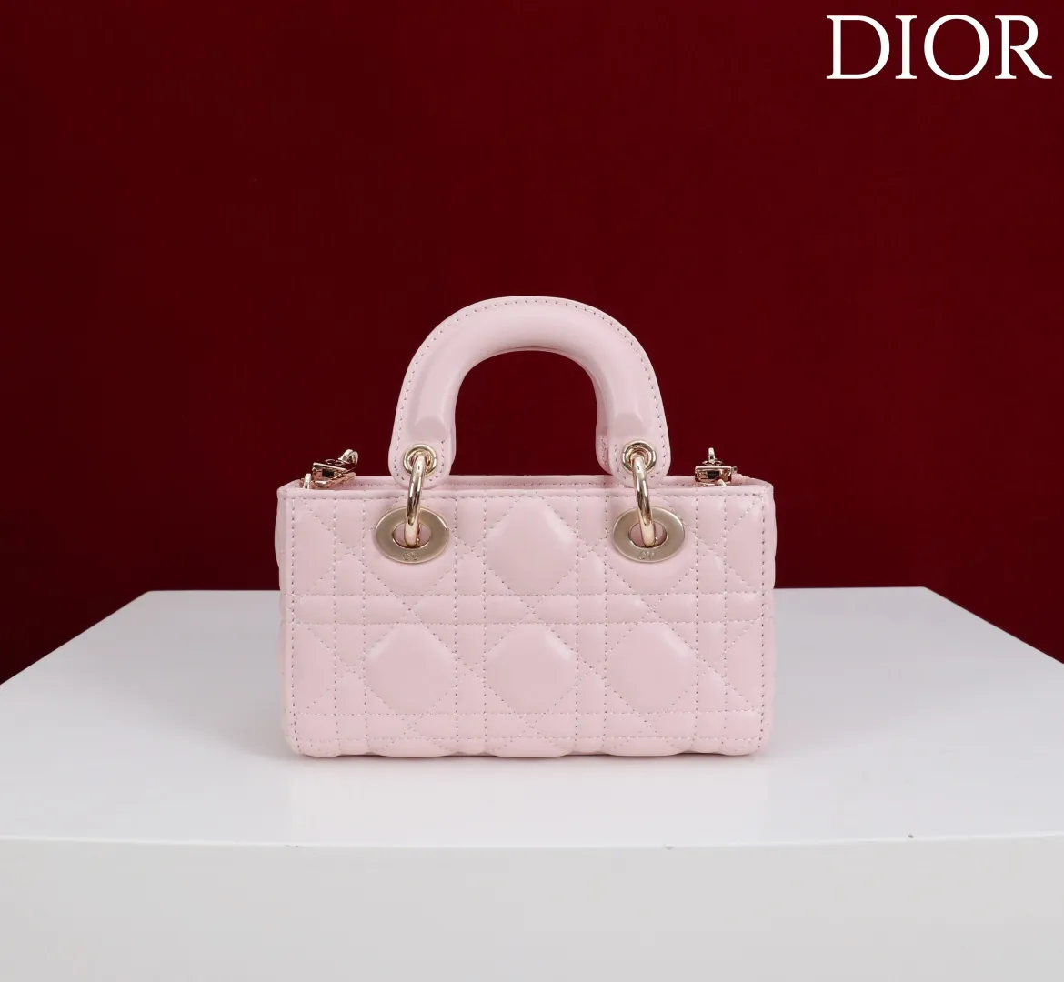 型号：0542蝴蝶结 Size：16cm羊皮 16.5*6*10cm ❤️超迷你lady d-joy-micro ⚠️Internal Composition: Leather with Velvet